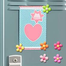 2pcs/5pcs/8pcs/10pcs/12pcs Imanes de nevera con flores de colores mixtos, pegatinas magnéticas creativas y lindas para decoración del hogar y la cocina, decoración de refrigerador y muebles, imanes personalizados para cocina, oficina, pizarra blanca, casillero y lavavajillas, decoración de cocina, decoración del hogar, acentos del hogar, imanes duraderos, pegatinas magnéticas decorativas, artículos de decoración del hogar - Multicolor - Ver 8
