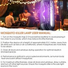 4000mAh USB-uppladdningsbar tyst optisk myggmedelslampa, myggmedelslampa för hemmabruk - Multifärgad - Visa 10