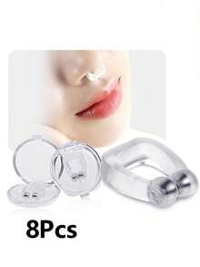 8/4/1pc Anti-Snoring Nasal Dilator, - A Sleep Product Designed To Prevent And Reduce Snoring During Naps And Nighttime Sleep. No Power Required, Suitable For Parents And Grandparents. Also A Great Gift For Friends And Family. Portable Design For Home Use, Suitable For Both Men And Women. - Multicolor - View 13
