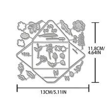 Creative Flower Dies, DIY Scrapbooking Album And Embossing Stencil, Greeting Card Making Tool, Card Paper Cutting Crafts ,Gift Card Making Template Die Cuts. - Silver - View 9