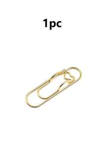 3Pcs Simple Practical Silver Stainless Steel Multifunctional Metal Clip Set High Quality Stainless Steel With Pen Clip, Bracket & Suspension Function Office School Student Stationery Document Organizer For Back To School Graduation Season New Year Valentine's Day - Multicolor - View 11