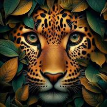 1 Peça [30*30cm/11,8*11,8pol][40*40cm/15,7*15,7pol] Kit de Pintura de Diamante Acrílico 5D, Padrão de Guepardo, Adequado para Iniciantes Adultos DIY Mosaico de Diamante, Pintura de Diamante DIY Feita à Mão Completa, Aplicável para Decoração de Parede da Sala de Estar, Quarto, Escritório, Presente de Decoração Doméstica Surpresa para Família e Amigos - Sem Moldura - Visão 8