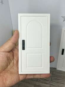 Doll House Decorative Door, Bidirectional Opening, Interchangeable Left/Right Opening, European Style Plastic Doll House Room Door - European-style Dollhouse Door - View 11