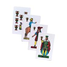 意大利西西里塑料卡牌游戏，休闲娱乐家庭聚会节日卡牌游戏，派对活动 - 紅色 - 查看 6