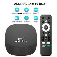 Q96 OHP 64G 4K Ultra HD Android TV Box, Allwinner H313 Chip, Supports 4G/5G WiFi, Voice Remote Control, OTA Update, Pre-Installed Apps, Compatible With Displays & TVs, Smartphone Screen Mirroring, Suitable For Household Use - Black - View 3