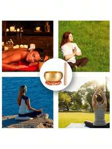 1个手工颂钵（含木槌），非常适合瑜伽、冥想、正念练习、脉轮平衡和声音疗愈。它也是一款专业的声音疗愈和心理健康冥想辅助工具。 - 彩色 - 查看 7