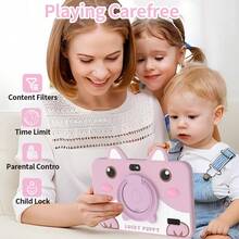 4GB RAM+64GB ROM/7-Inch Children's Tablet/4-Core 1.3GHz/Android 13 MTK8321/1280x800 IPS High-Definition Resolution IPS Screen/2MP+5MP Camera/4000mAh Large Battery/Supports WiFi Parental Control Educational Games/Uses ABS Plastic+Silicone BDF C1 Children's Education Tablet (Including: Packaging Box/Data Cable/Manual/OTG/Card Needle) - Multicolor - View 9