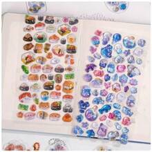 Pegatinas de gotas de agua de dibujos animados lindos para decoración de cuadernos de estudiantes, pegatinas para fundas de teléfono, regalo de juguete de recompensa para estudiantes - color - Ver 4