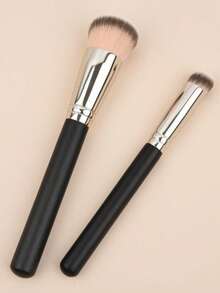 Makeup Concealer Brush, Contour Brush, Foundation Brush, Angled Soft Bristle Makeup Brushes, Makeup Tools - Multicolor - View 11