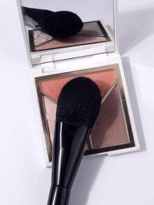 1pc Portable Blusher Brush, Soft Bristles With Strong Powder Pickup, Multi-Purpose Makeup Brush Beauty Tool - Black - View 5