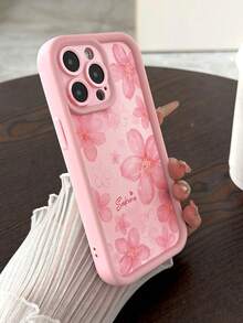 粉色花卉图案镂空粉色蝴蝶链防震加厚简约时尚手机壳,兼容 17/17 Pro/17 Pro Max、16/15、15 Pro Max、Apple P13、P14等机型,女士柔软防震,适用于XS/XR/16 Pro Max/13/7/8P/78GES2、16/15/XR/16 Pro Max/7P/8P/P12 Pro Max/P13 Pro Max/P14 Pro Max/P13/P14/P11/P12/P14等机型,国际版,非国内版 - 彩色 - 查看 6