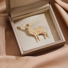 1 pieza Broche bohemio con diseño animal, elegante y adecuado para todas las estaciones - Multicolor - Ver 15