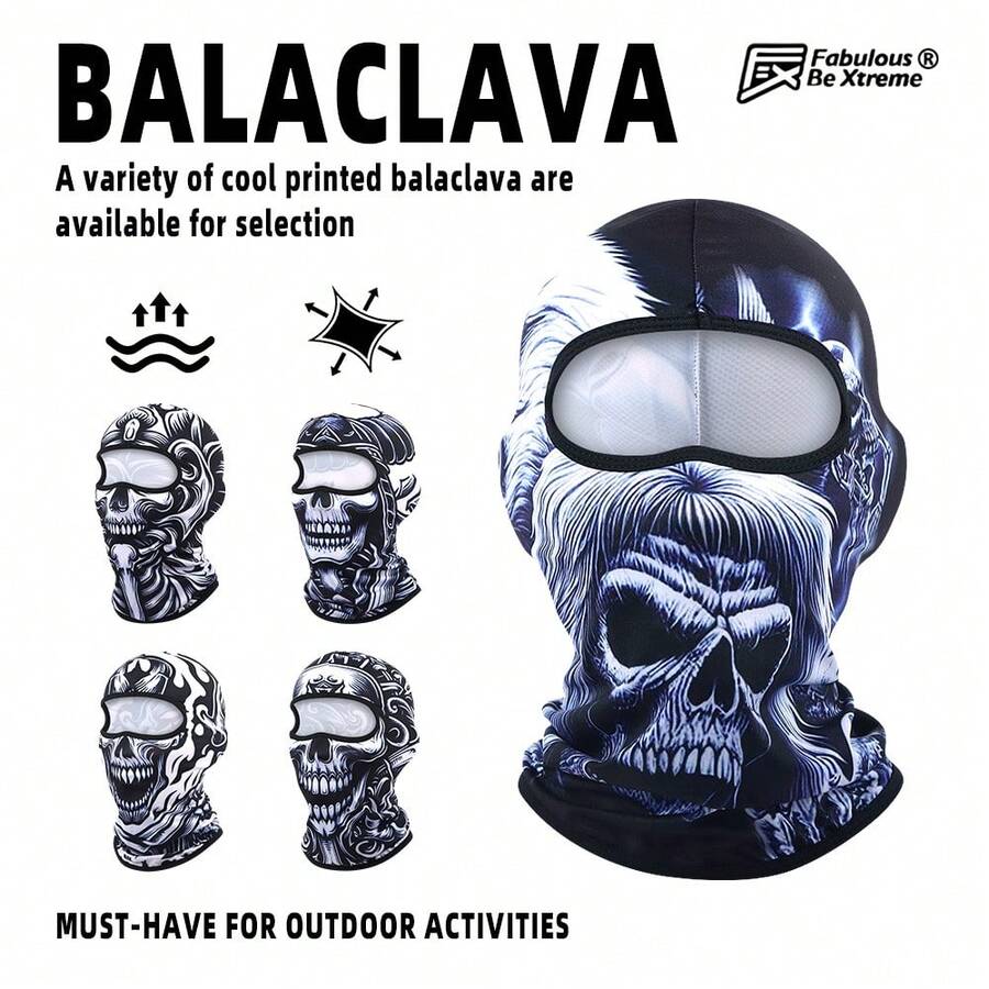 Fabulous Be Xtreme CS25-GT(08-14) Cycling Mask And Scarf, Suitable For Daily Cycling Wear - Multicolor - View 1