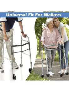 4pcs Pre-Cut Non-Slip Noise Reduction Furniture Leg Protectors, Easy Installation For Walkers And Elderly - Multicolor - View 3
