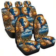 Printed Car Seat Covers, Multiple Designs Available - Sun Woman - View 11