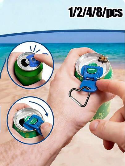 Plastic Cola Beverage Can Opener, Dustproof Sealing Can Opener, Is A Simple And Small Bottle Opener That Also Has Dustproof Sealing Function. It Can Be Used As A Keychain, Pendant, Compact And Portable, Suitable For Family Gatherings, Picnics, Outings, And Offices. It Can Be Stably Operated To Open Bottles, And Can Also Be Sealed To Prevent Dust After Opening, Keeping Drinks Fresh. It Is A Practical Small Tool In Daily Life.