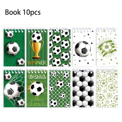 Bộ 12 cuốn sổ tay xoắn ốc hình quả bóng đá, sổ ghi nhớ, sổ kế hoạch năm học mới, sổ tay bỏ túi, sổ ghi chép, nhật ký học sinh, quà tặng sinh nhật được học sinh yêu thích, sổ phác thảo, sổ ghi nhớ, đồ dùng học tập, phần thưởng học sinh, văn phòng phẩm năm học mới cho học sinh, có các gói 4/5/6/8/10/12 cuốn.