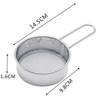 1Pc Stainless Steel Powdered Sugar Shaker, Even Sifting & Easy-To-Clean, For Home DIY Baking/Festival Dessert Decoration/Handmade Gift Wrapping, Portable Baking Tool, Practical Item For Baking Lovers - Multicolor 1 - View 12