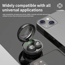 New Mini Invisible Wireless Earbuds, Ultra-Small Hidden Earphones, Extra-Long Standby Time, With Microphone, Suitable For Both Men And Women - Multicolor - View 6