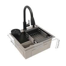 YUNRUX Kitchen Sinks - Grey - View 2