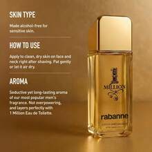 Paco Rabanne One Million Aftershave Splash 100ml - Oil - View 4