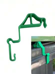 4/8 piezas Clip de ventilación para bote de basura, accesorio para la circulación de aire del bote de basura para mantener la tapa abierta, se ajusta a múltiples tamaños de botes, color verde - multicolor - Ver 6