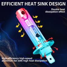 S&D Bombilla de faro LED H1 20000LM 100W, lámpara antiniebla de alta potencia para automóvil 6500K 12V, luces LED para faros de coche, luces de conducción y luces de marcha - H1 - Ver 3