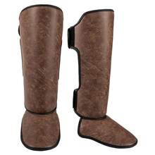 GINGPAI Muay Thai Shin Guards, Kickboxing Leg Guards With Foot Protection, Thick MMA Leg Pads For Taekwondo - Multicolor - View 19