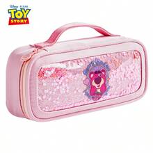 Disney Handheld Pencil Case, Large Capacity Pencil Bag, High-Quality Zipper Stationery Box, Middle School Handheld Pencil Box, Multi-Functional Stationery Bag, Gift, Student Supplies, Practical Storage - Single Piece - View 10
