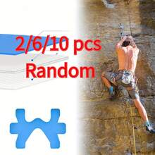 2/6/10pcs Pre-Cut Ankle Joint Support Sports Muscle Tape, Ankle Wrap, Asymmetric Elastic Muscle Tape - Multicolor - View 2