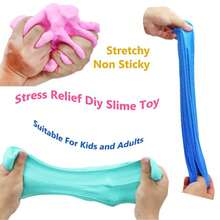 1pc Butter Slime Toy, Modeling Clay, Stress Relief Toy, Moldable Playdough, Slime, Excellent Tactile Experience, Squeeze Toy - Multicolor - View 4