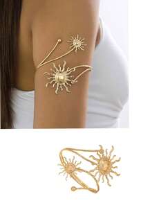 6pcs Geometric Metal Punk Hollow Multilayer Crisscross Exaggerated Bracelet Set For Women - A0008T-3 - View 5