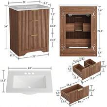 Medicine Cabinets - Walnut - View 2