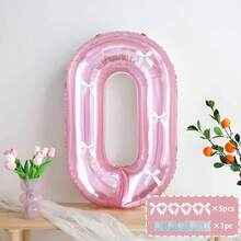 1 Set Dreamy Crystal Purple Balloons, Numbered Balloons With White Bow Decor, Suitable For Birthday Party, Bar, Proposal And Confession Scenes, Numbers 1-9 Available - Multicolor - View 26
