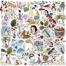 Disney 50张可爱迪士尼动漫白雪公主贴纸卡通公主贴纸，适用于文具、手机、行李箱、包装等。 - 1 Set - 查看 13