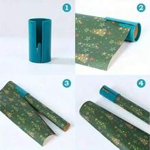 Taglierina manuale per carta - Per lavorazioni manuali, confezioni regalo e decorazioni natalizie | Senza batterie, facile da usare, colore casuale, accessori per confezioni regalo natalizie, regali di Natale, regali di Ognissanti, forniture per Capodanno - Multicolore - Visualizzare 11