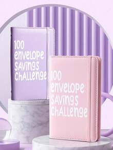 100信封100天存钱挑战手册和迷你预算活页夹，配有现金收纳信封 - 每天存50美元，持续100天，最终存到5050美元 - 可个性化日期/信封系统，情侣挑战现金预算活页笔记本，钱包，收纳袋，零钱包，现金储蓄簿，收藏纪念册，家庭财务账簿，储蓄文件夹，现金收纳袋，财务目标预算规划器，轻松有趣的储蓄计划 - 彩色 - 查看 7
