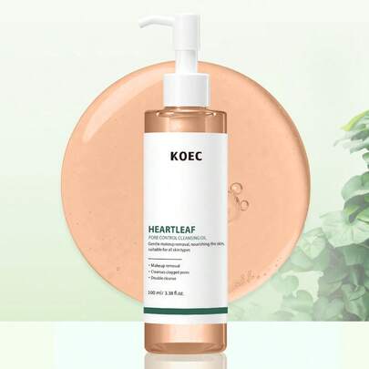 KOEC 鱼薄荷毛孔控油洁面油，卸妆去黑头，温和融化型洁面油，韩国护肤品
