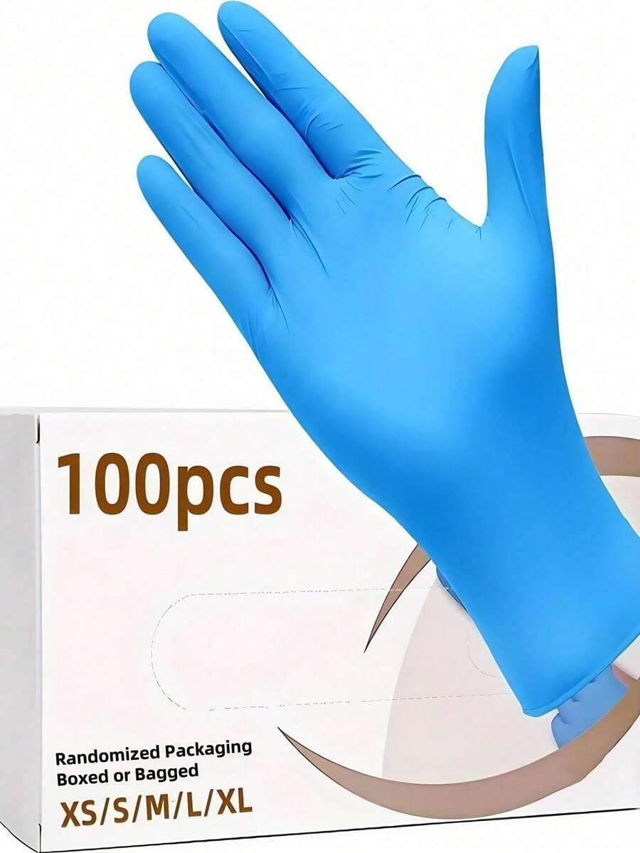 20/100pcs Pink Nitrile Disposable Gloves - Thicker, Durable, Comfortable Fit, Suitable For Kitchen Cleaning, Dishwashing, Beauty Care, Pet Bathing, Etc. - Waterproof