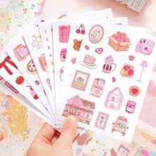 Ins Style High-Quality Stationery Gift Set Including Notebook, Stickers, Memo Pads, Grid Diary, Suitable For Gift - 1 Set - View 9