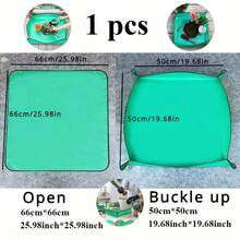 Gardening Pot Mat - Durable And Easy-To-Clean Mixed Soil Mat For Indoor/Outdoor Use, Suitable For Succulents, Flowers And Vegetables - No Debris Planting And Transplanting, Succulent Care, Sturdy Edge Design - Replace Soil Pad - View 13