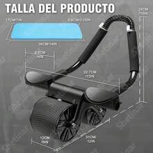 Abdominal De Rebote Automático Con Soporte Para Codo - Blanco - Ver 4