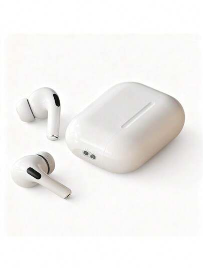 Wireless Earbuds - True Wireless Earphones Compatible With Apple And Android, Built-In Microphone, Sweat-Proof, White, Wireless Headphones, Airbuds, True Wireless Earbuds