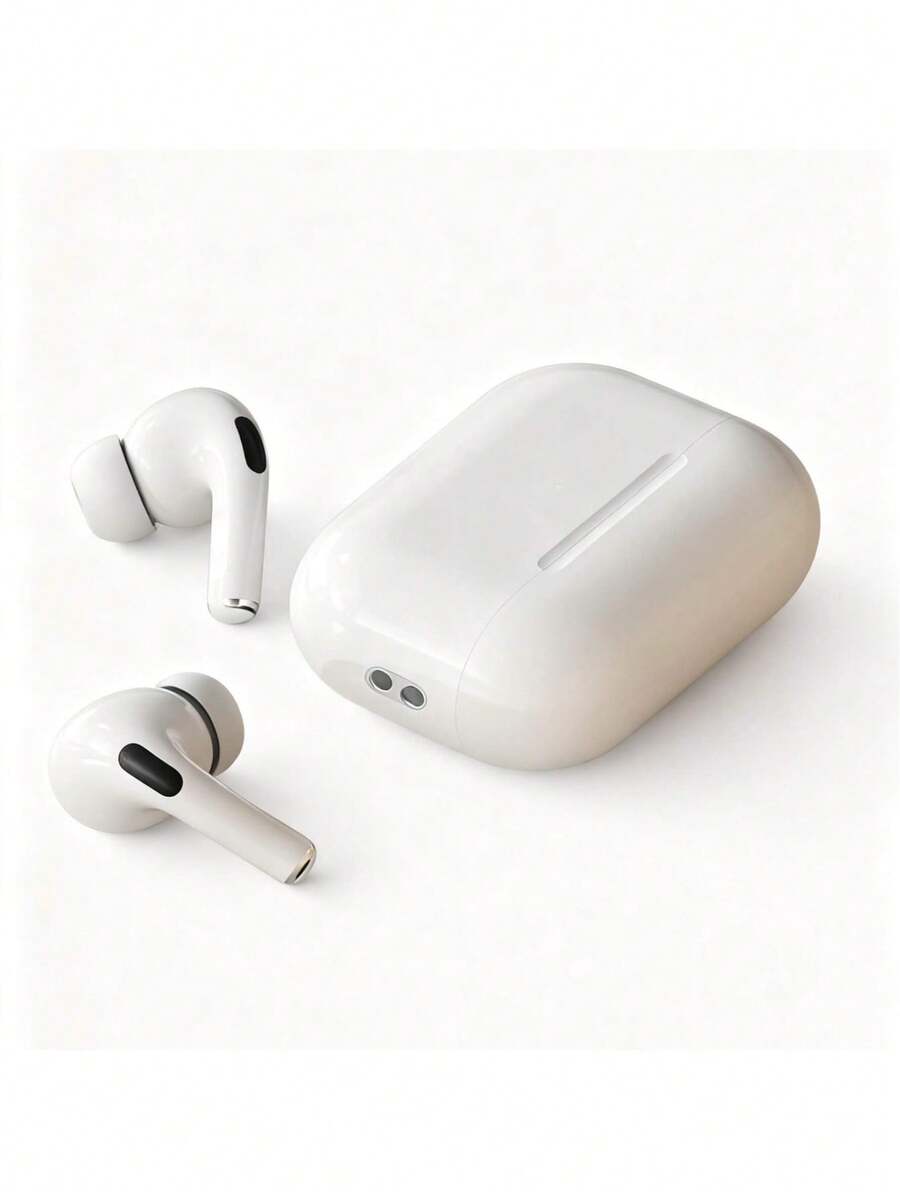 Wireless Earbuds - True Wireless Earphones Compatible With Apple And Android, Built-In Microphone, Sweat-Proof, White, Wireless Headphones, Airbuds, True Wireless Earbuds - White - View 1