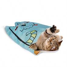 ALL FOR PAWS Collapsible Cat Sack Cat Tunnel Crinkly Cat Fun Tunnel for Rabbits Kittens Ferrets Pet Paper House - como en la foto - Ver 6