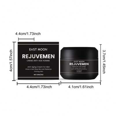 男士保湿霜——柔嫩滋养面部肌肤，深层补水，有效减少皱纹和细纹，告别干燥粗糙。紧致肌肤，展现年轻光彩。滋润肌肤，改善松弛，令肌肤柔软、光滑、富有弹性。适合所有肤质。