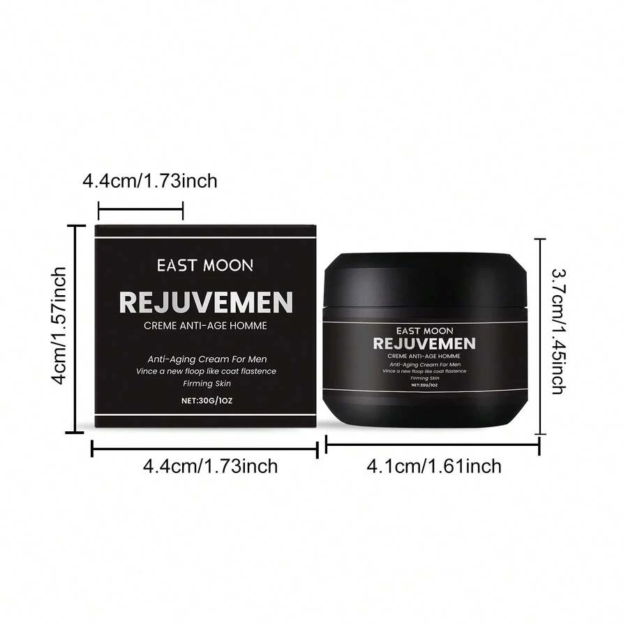 男士保湿霜——柔嫩滋养面部肌肤，深层补水，有效减少皱纹和细纹，告别干燥粗糙。紧致肌肤，展现年轻光彩。滋润肌肤，改善松弛，令肌肤柔软、光滑、富有弹性。适合所有肤质。