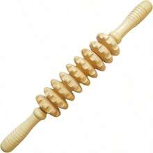 Wooden Massage Roller, Suitable For Waist, Thigh And Leg, Multi-Functional Body Engineering Muscle Roller Stick, Deep Tissue Massage - Multicolor - View 6