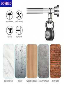 Extendable Curtain Rod, Clothes Drying Rack, Heavy Duty No-Drill Hanging Organizer For Bedroom, Bathroom, Laundry Room, Closet, Room Divider Function With Plastic Ends - 1 - View 2