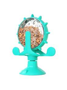 1pc 2026 New Multifunctional Creative Puzzle Interesting Novelty Shaped Rattle Toy With Built-In Bell, Strong Suction Cup, 360° Rotating Windmill, Food Dispenser, Oral Care Teeth Cleaning, Suitable For Cats & Dogs, Entertaining, Interactive Training, Intellectual Stimulation, Ideal Pet Birthday/Holiday Gift - Multicolor - View 14